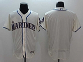 Seattle Mariners Blank Cream 2016 Flexbase Collection Stitched Baseball Jersey,baseball caps,new era cap wholesale,wholesale hats